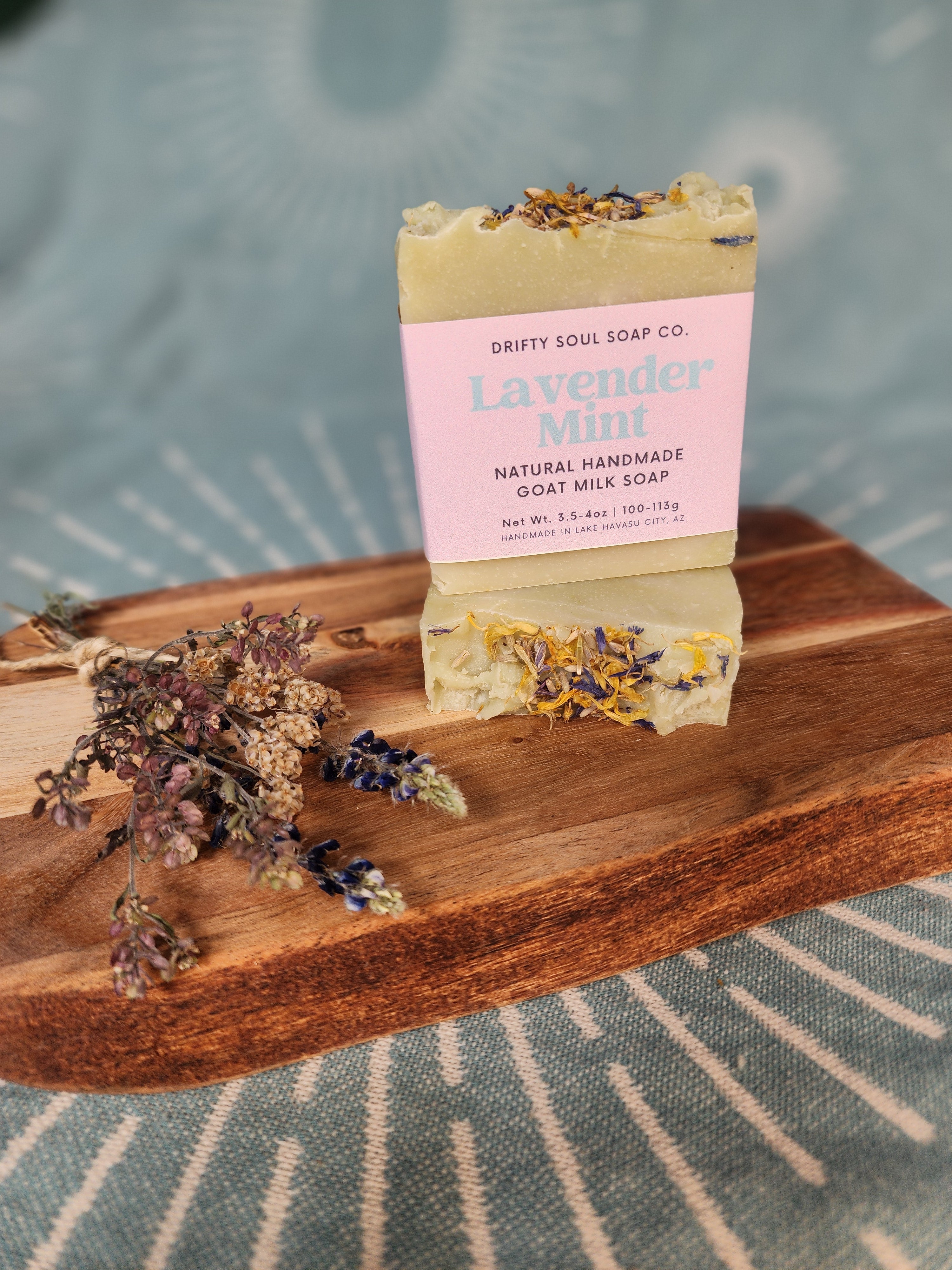 Lavender Mint Goat Milk Soap